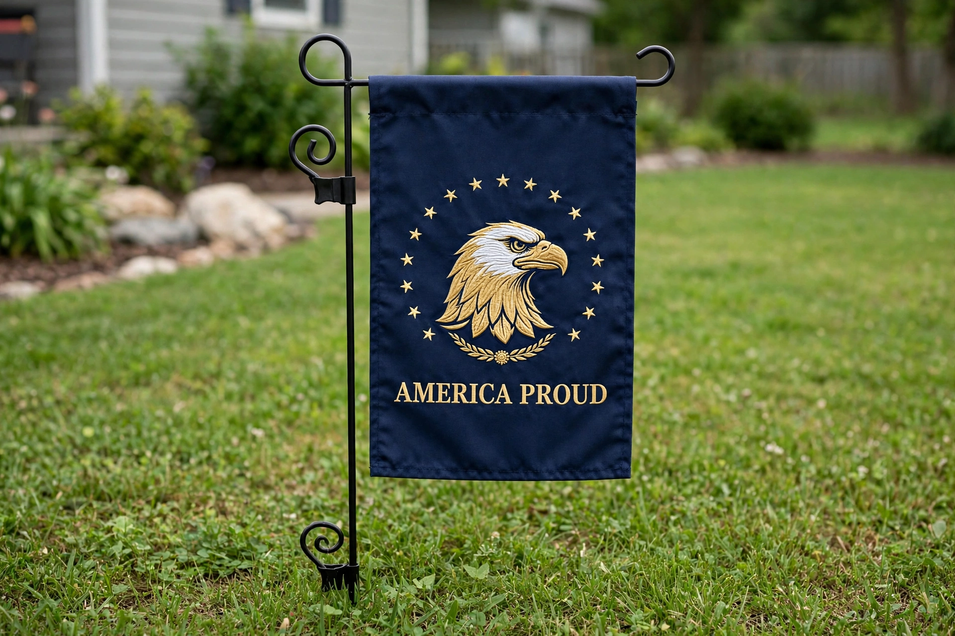 Front yard garden flag