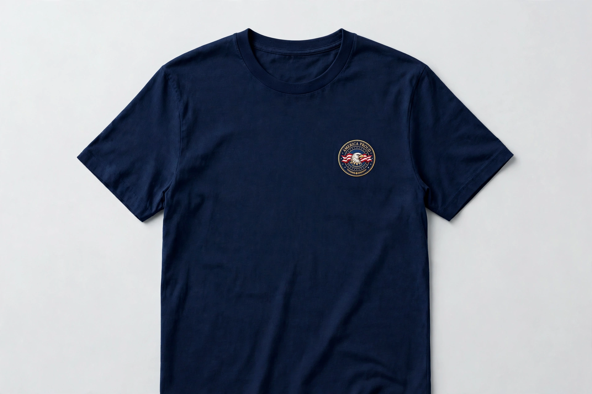 America Proud chest badge t-shirt